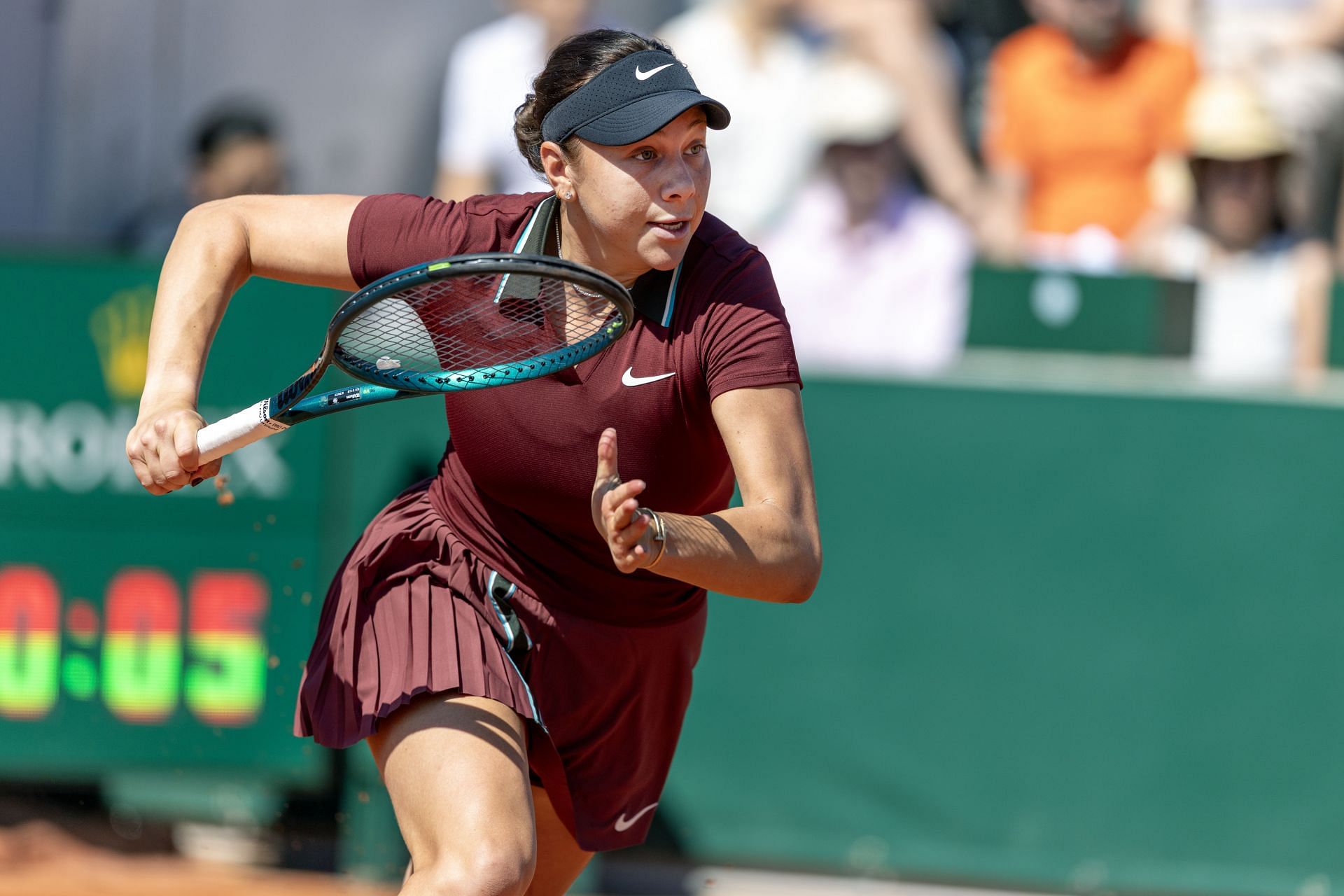 Anisimova at the French Open Tennis Tournament. Roland-Garros 2025. - Source: Getty